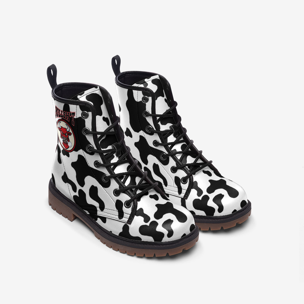Cow Pattern BS Casual Leather boots MT