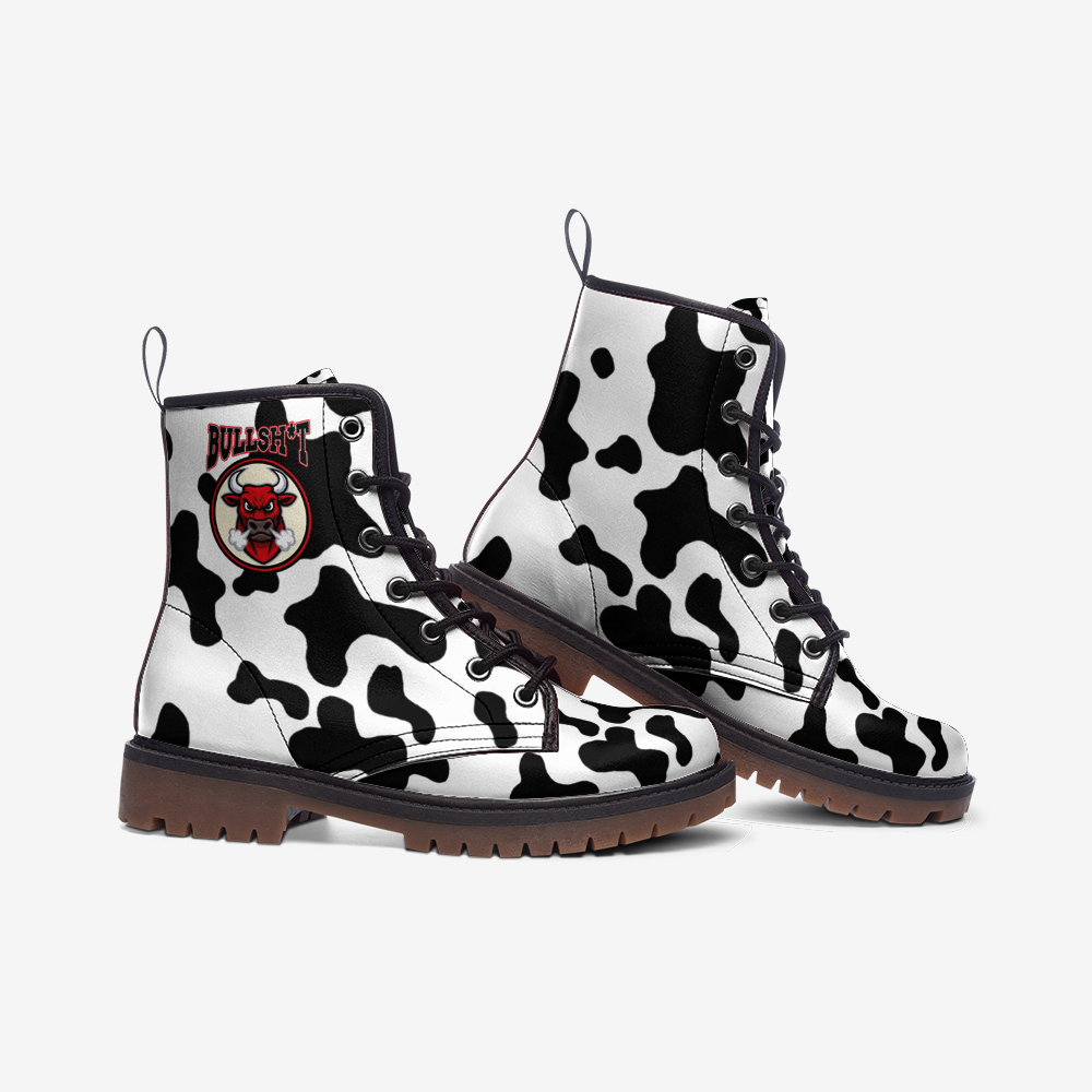 Cow Pattern BS Casual Leather boots MT