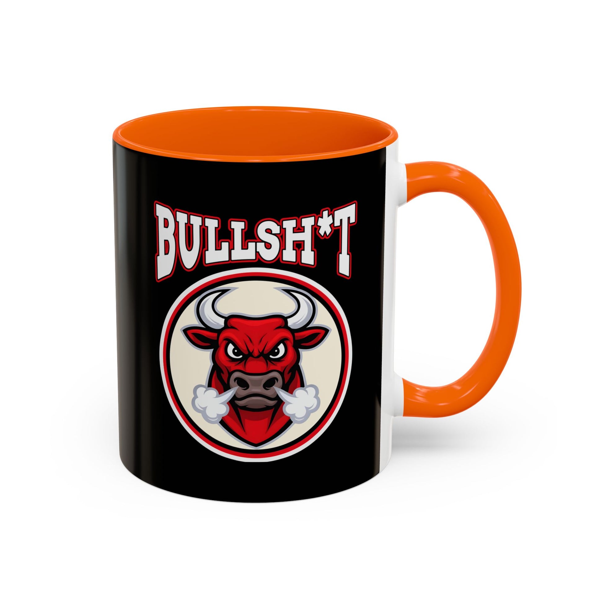 Funny Accent Coffee Mug, Humorous Gift for Cow Lovers, Bull Design Mug, Unique Coffee Cup for Birthdays, Trendy Animal Decor