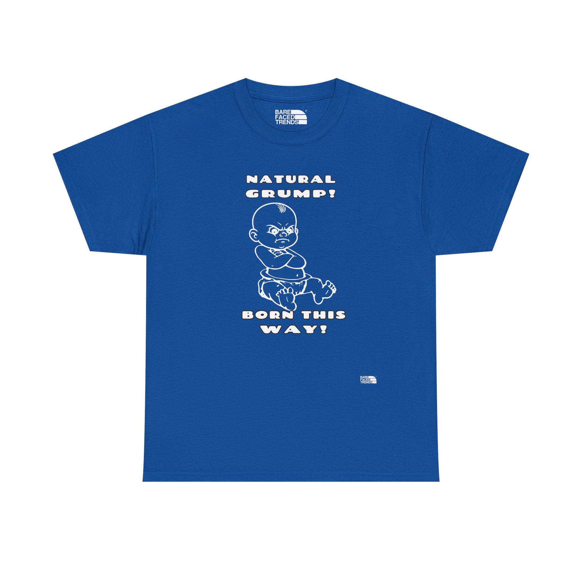 Naturally Grumpy Unisex Cotton Tee, Funny Graphic T-Shirt, Casual Wear, Gift for Him or Her, Street Style Apparel