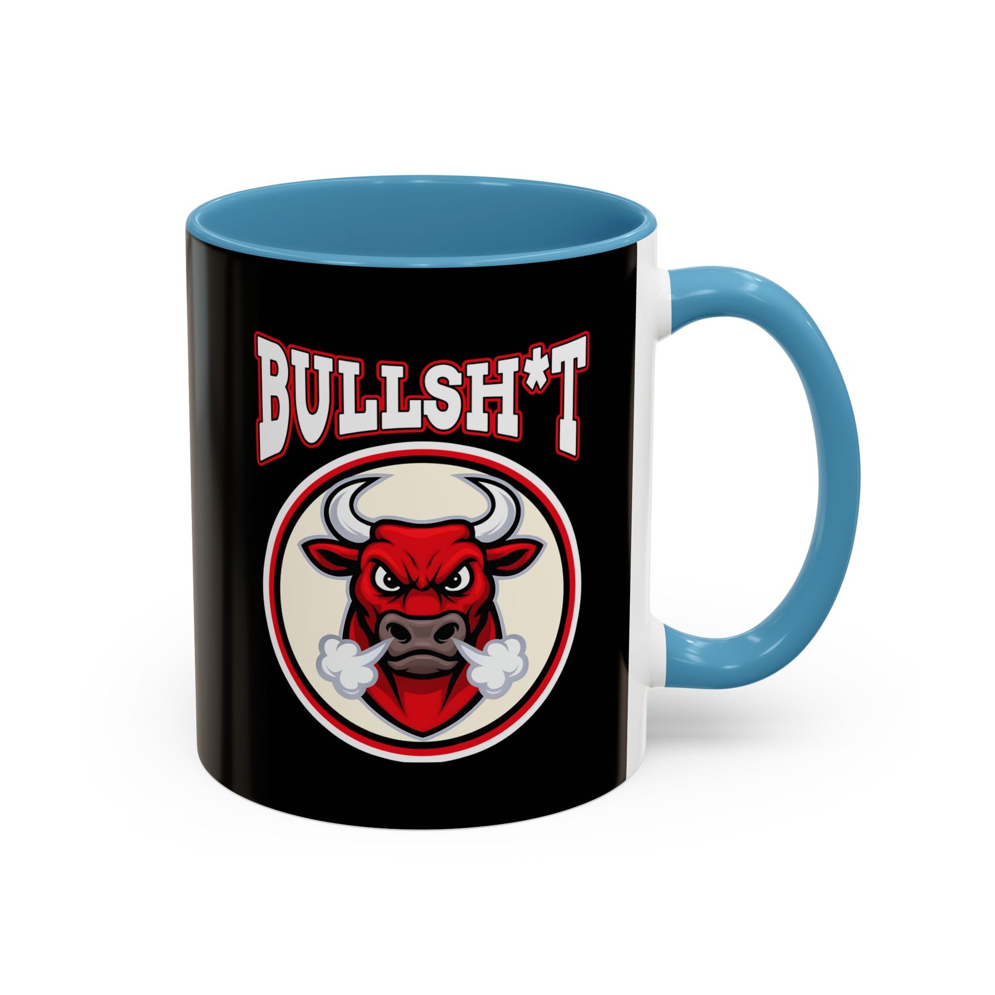 Funny Accent Coffee Mug, Humorous Gift for Cow Lovers, Bull Design Mug, Unique Coffee Cup for Birthdays, Trendy Animal Decor