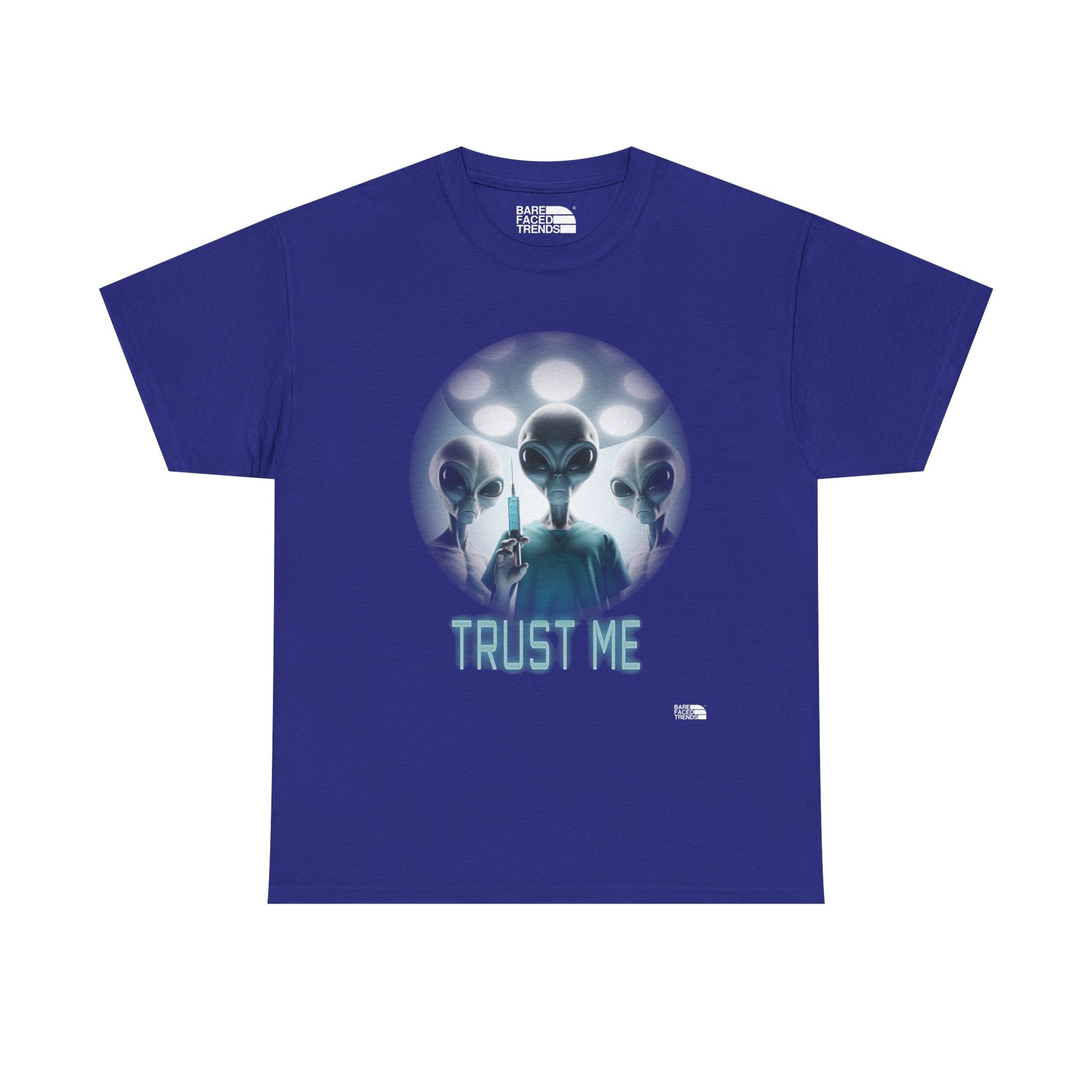 Alien T-Shirt "Trust Me!", Funny Graphic Tee, Unisex Cotton Shirt, Casual Wear, Sci-Fi Gift, UFO Lover Apparel