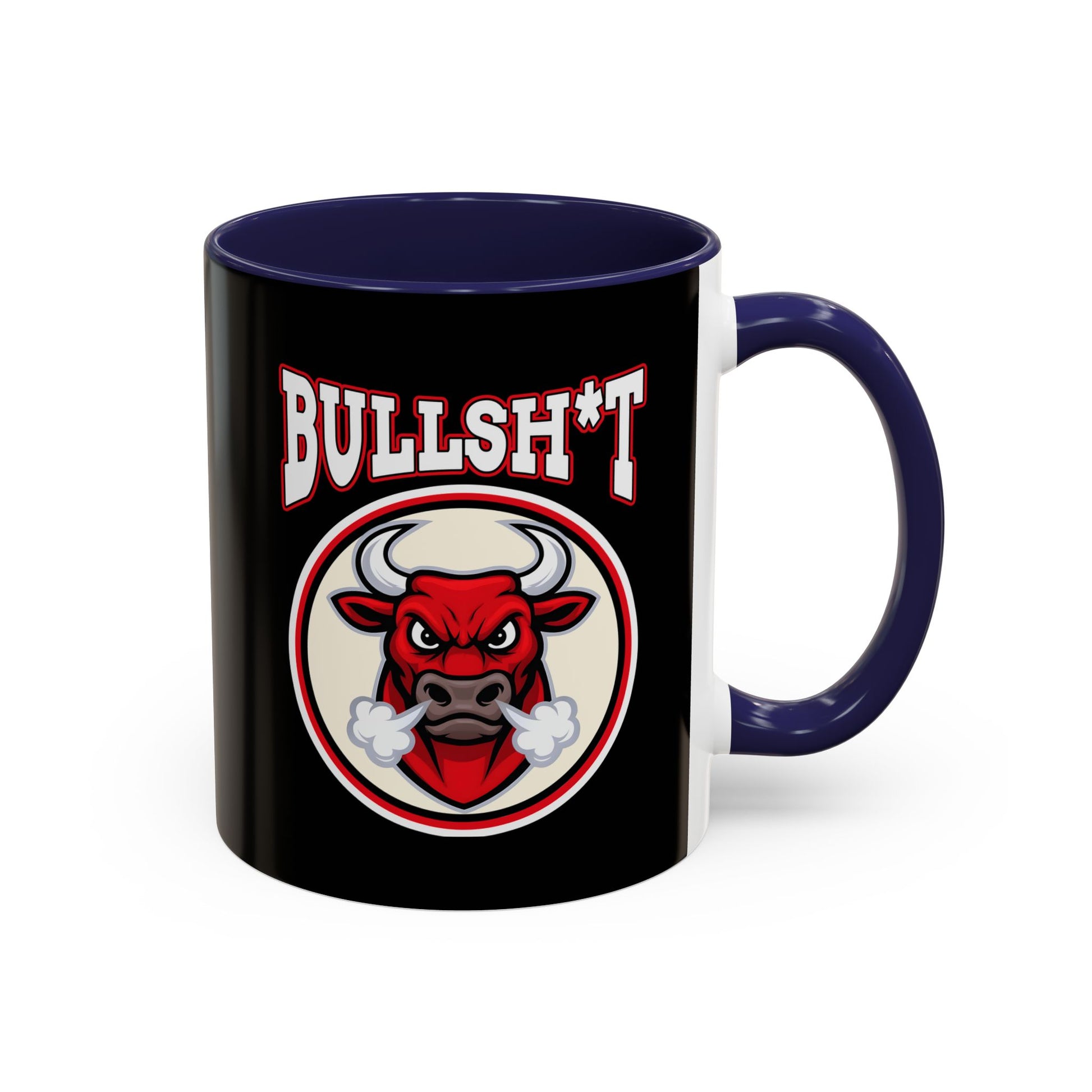 Funny Accent Coffee Mug, Humorous Gift for Cow Lovers, Bull Design Mug, Unique Coffee Cup for Birthdays, Trendy Animal Decor