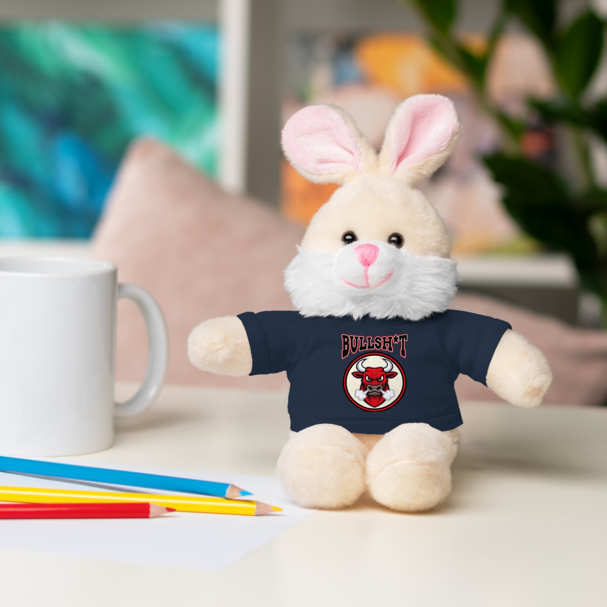Not so cute & Not for Kids BS Plush Toy Gift, Stuffed Animals, Birthday Present, Fun Collectible Teddy Bear