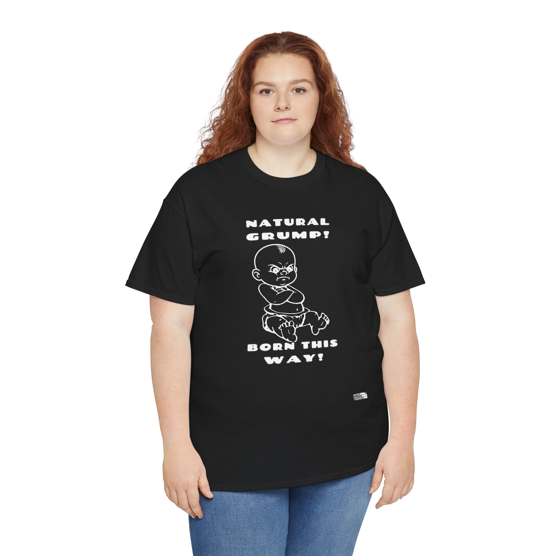 Naturally Grumpy Unisex Cotton Tee, Funny Graphic T-Shirt, Casual Wear, Gift for Him or Her, Street Style Apparel
