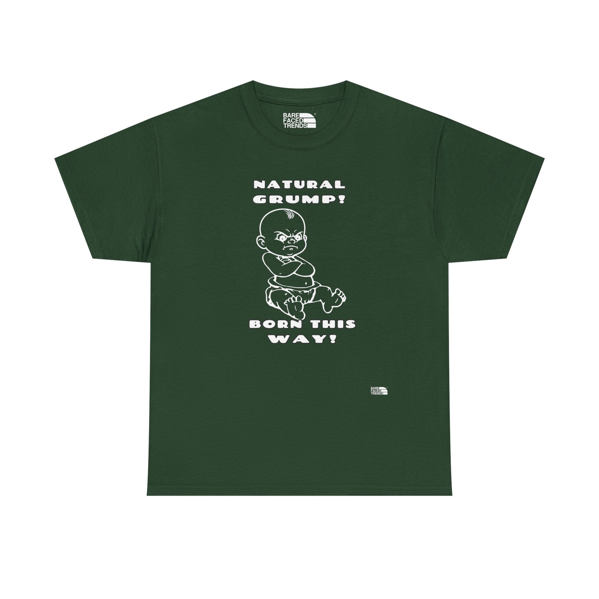 Naturally Grumpy Unisex Cotton Tee, Funny Graphic T-Shirt, Casual Wear, Gift for Him or Her, Street Style Apparel