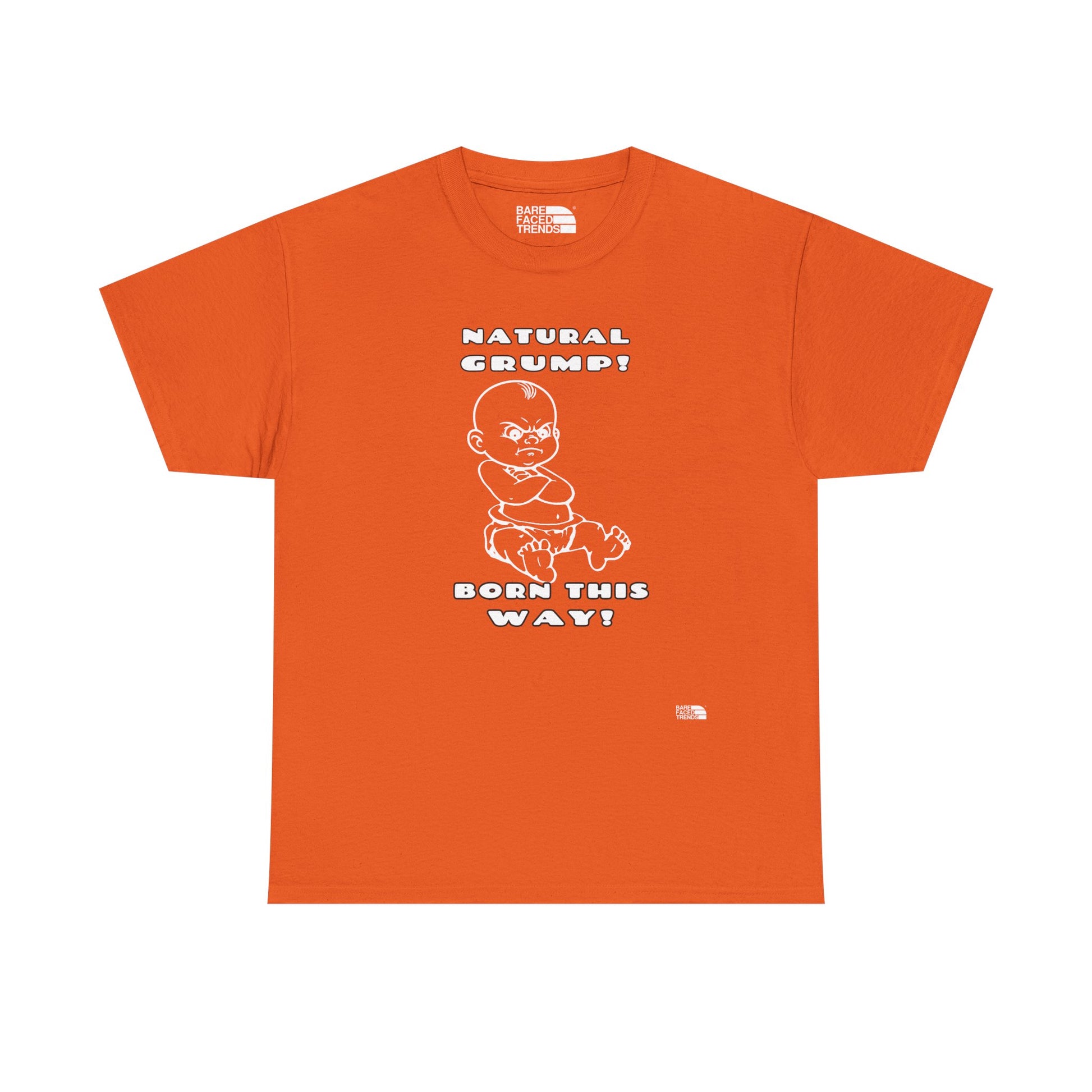 Naturally Grumpy Unisex Cotton Tee, Funny Graphic T-Shirt, Casual Wear, Gift for Him or Her, Street Style Apparel