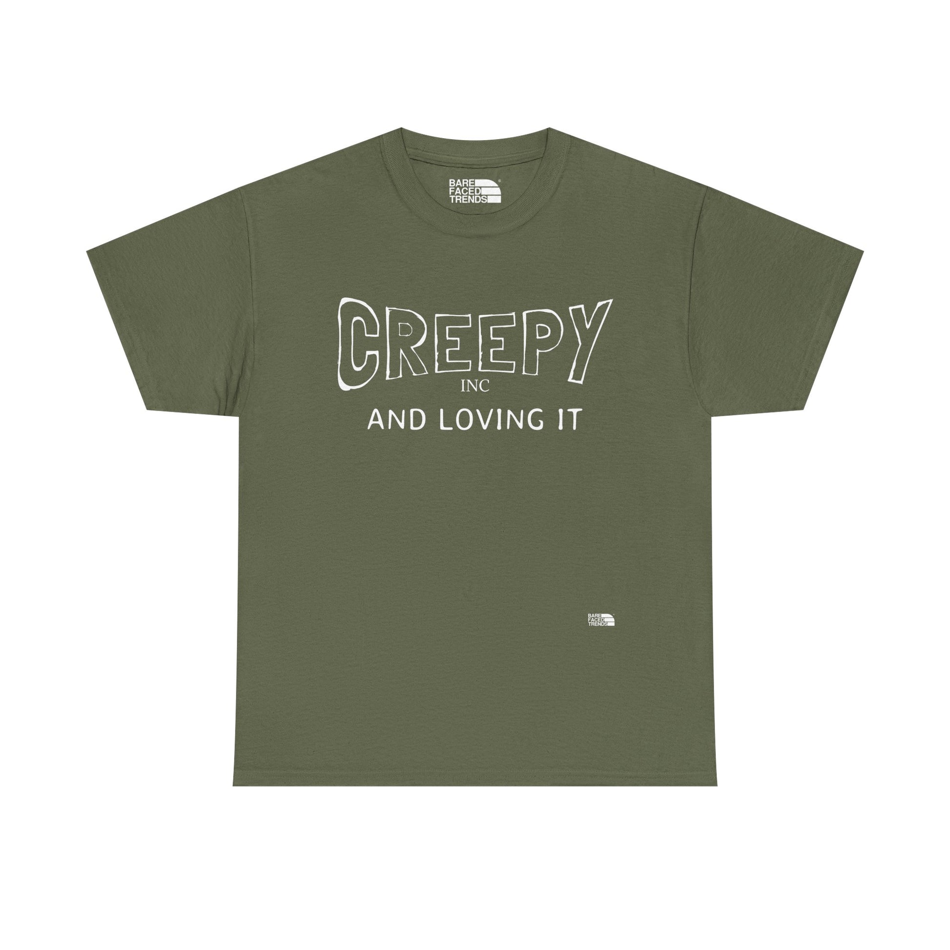 Creepy and Loving it- V2 - Unisex Cotton Tee, Funny Graphic T-Shirt, Casual Wear, Gift for Him or Her, Street Style Apparel