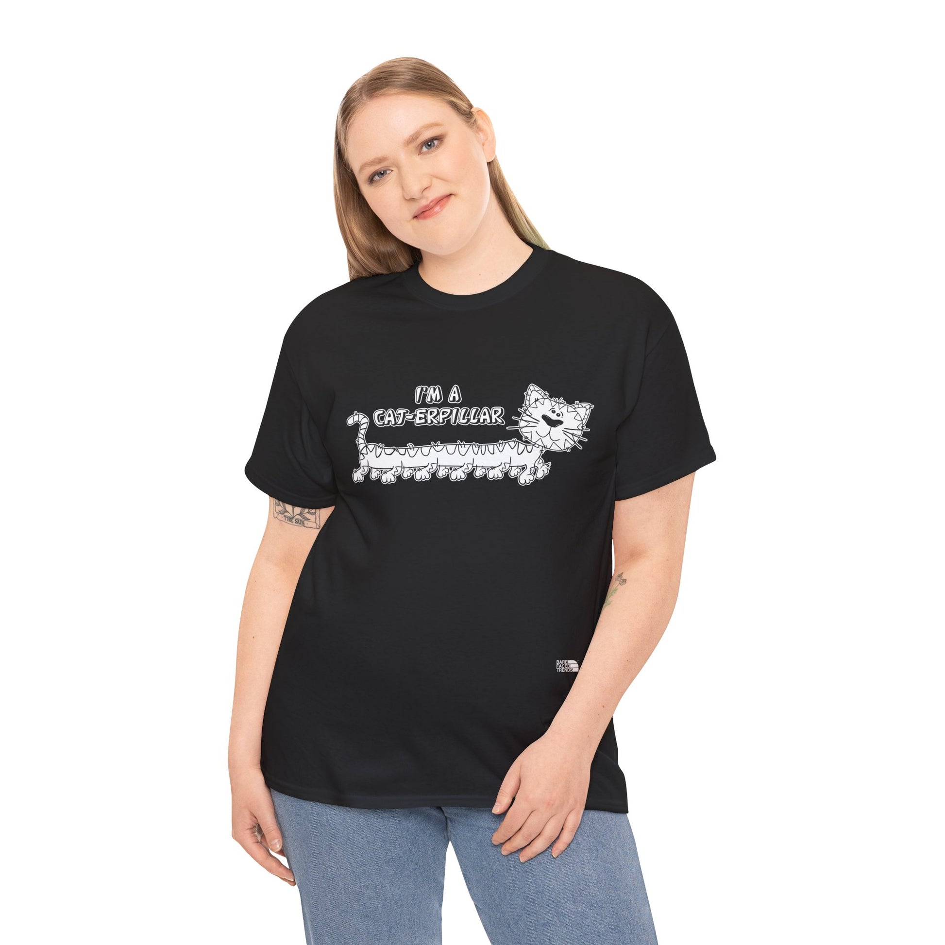 I am a Cat-erpillar Unisex Cotton Tee, Funny Graphic T-Shirt, Casual Wear, Gift for Him or Her, Street Style Apparel