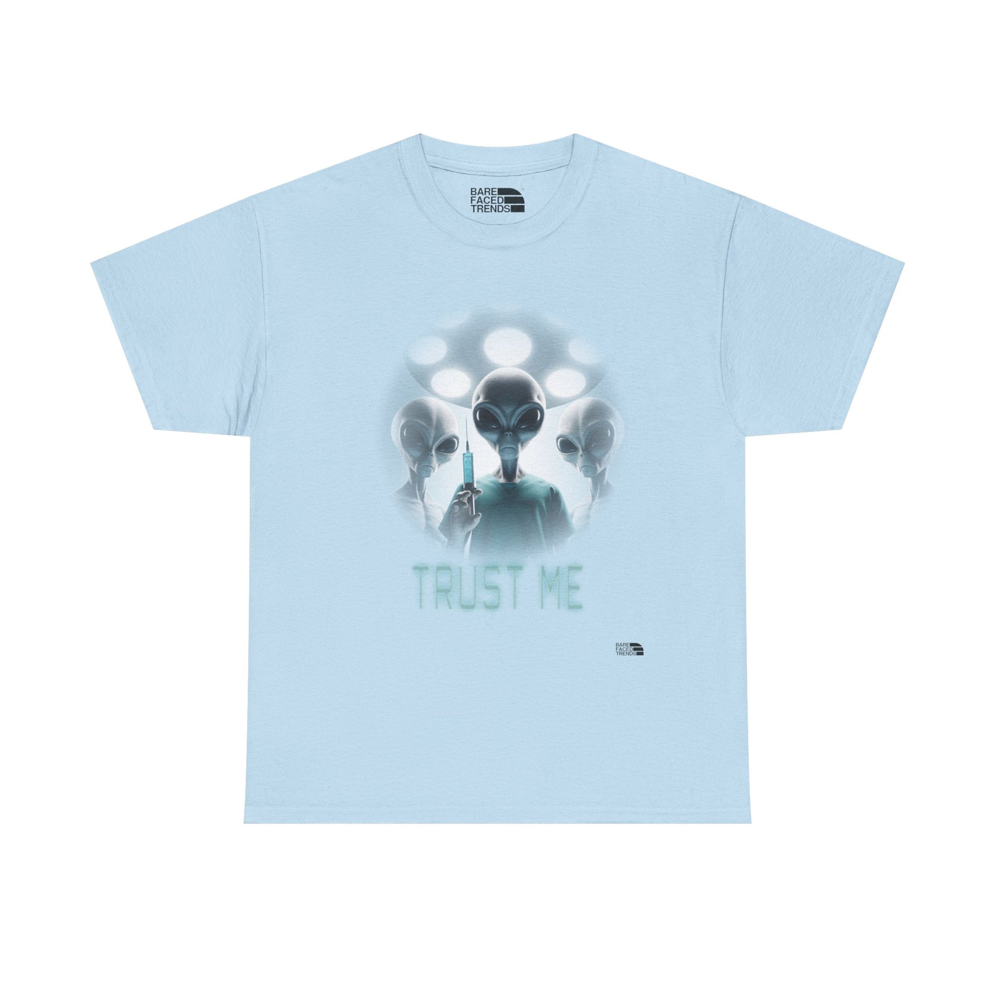 Alien T-Shirt "Trust Me!", Funny Graphic Tee, Unisex Cotton Shirt, Casual Wear, Sci-Fi Gift, UFO Lover Apparel