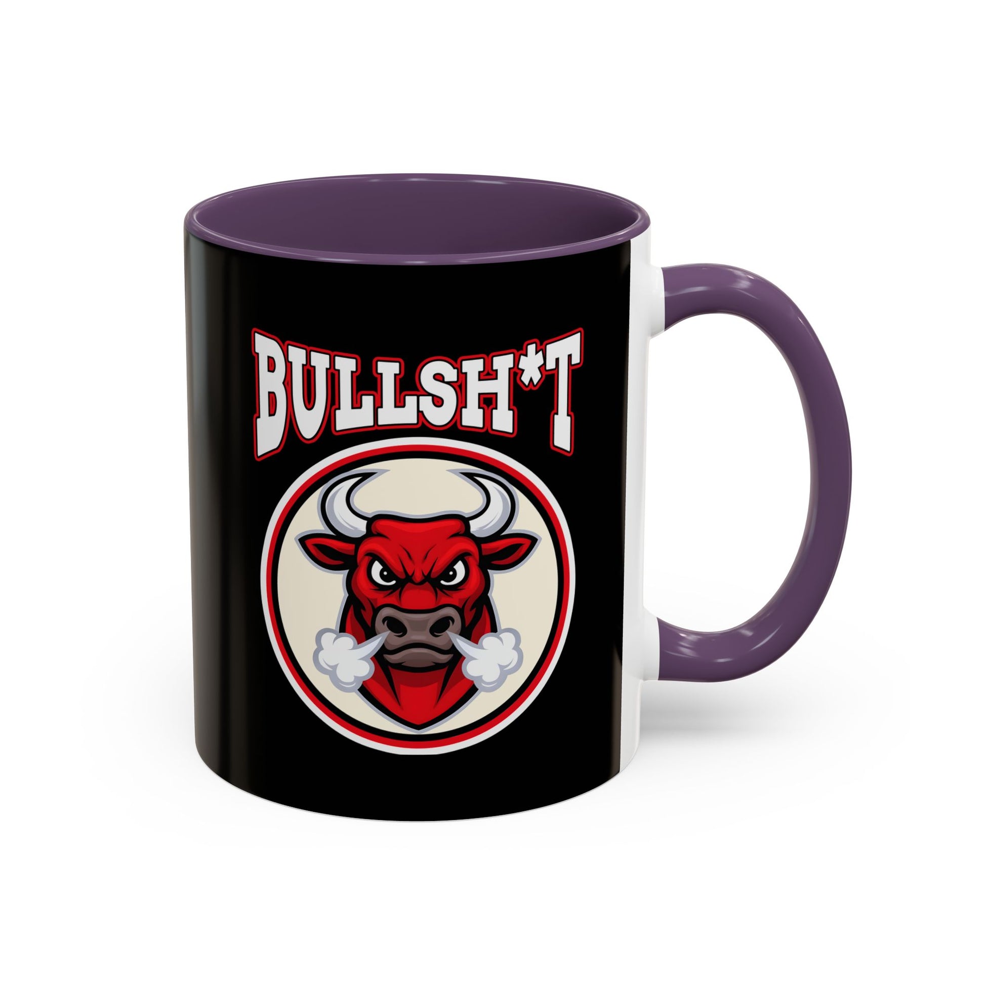 Funny Accent Coffee Mug, Humorous Gift for Cow Lovers, Bull Design Mug, Unique Coffee Cup for Birthdays, Trendy Animal Decor