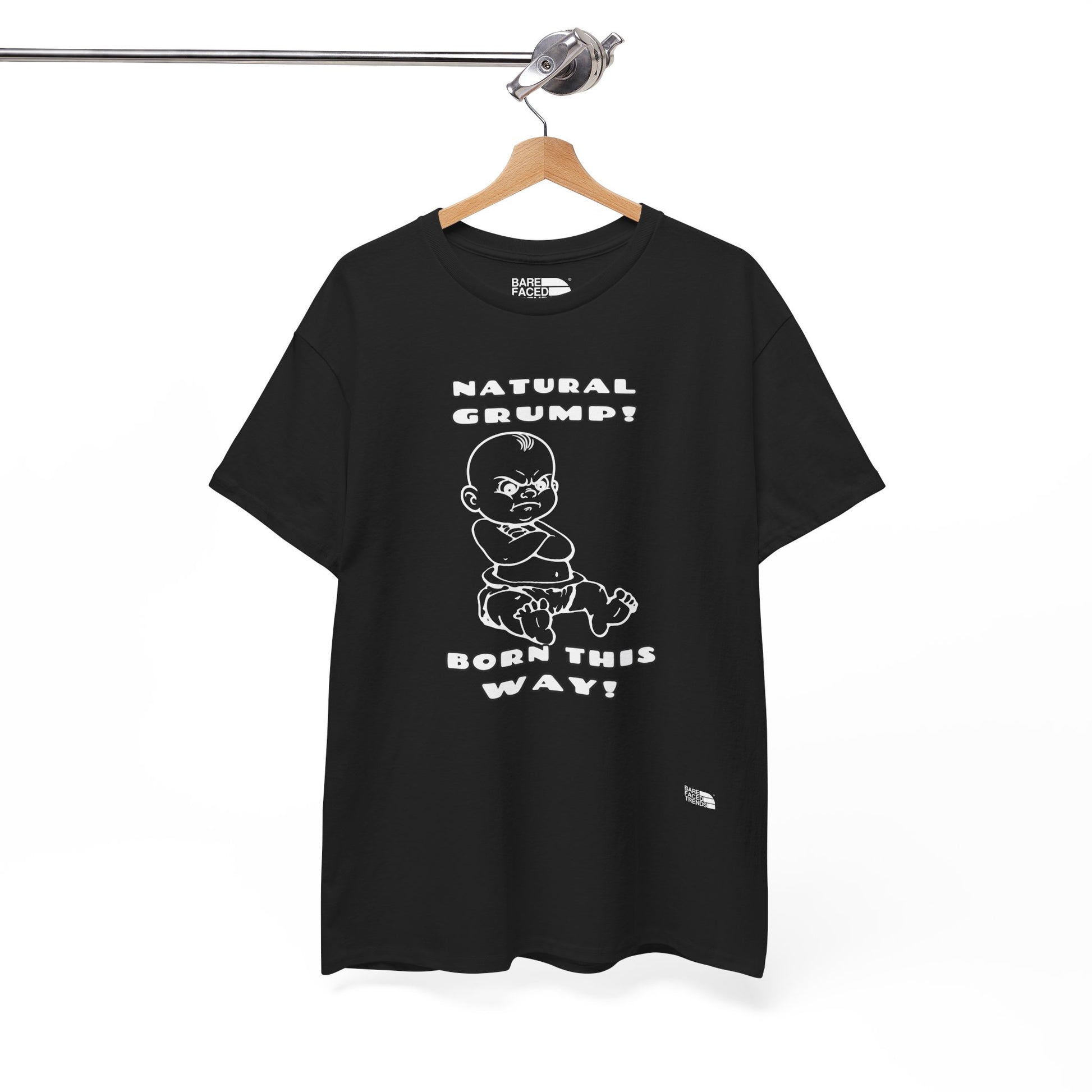 Naturally Grumpy Unisex Cotton Tee, Funny Graphic T-Shirt, Casual Wear, Gift for Him or Her, Street Style Apparel