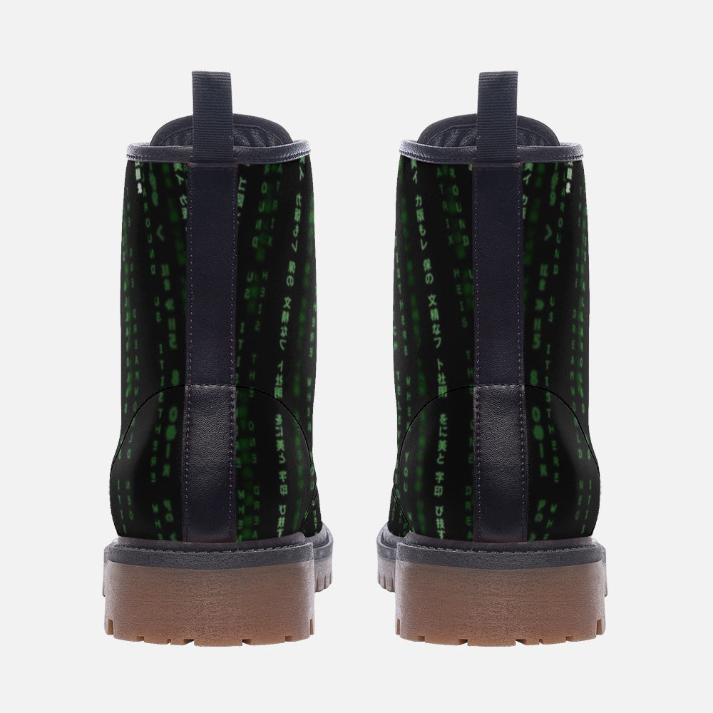 Code Rain Casual Leather Lightweight boots MT