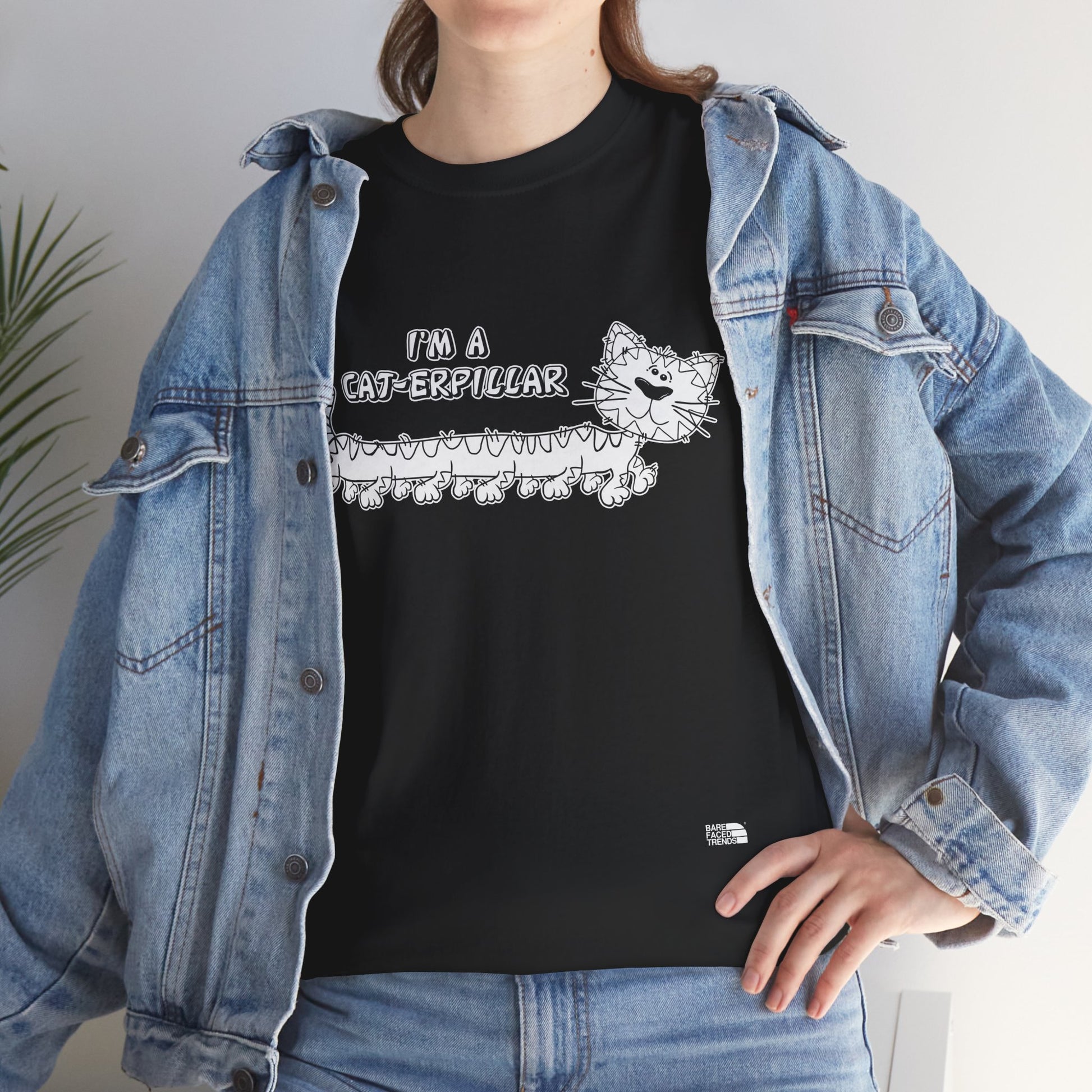 I am a Cat-erpillar Unisex Cotton Tee, Funny Graphic T-Shirt, Casual Wear, Gift for Him or Her, Street Style Apparel
