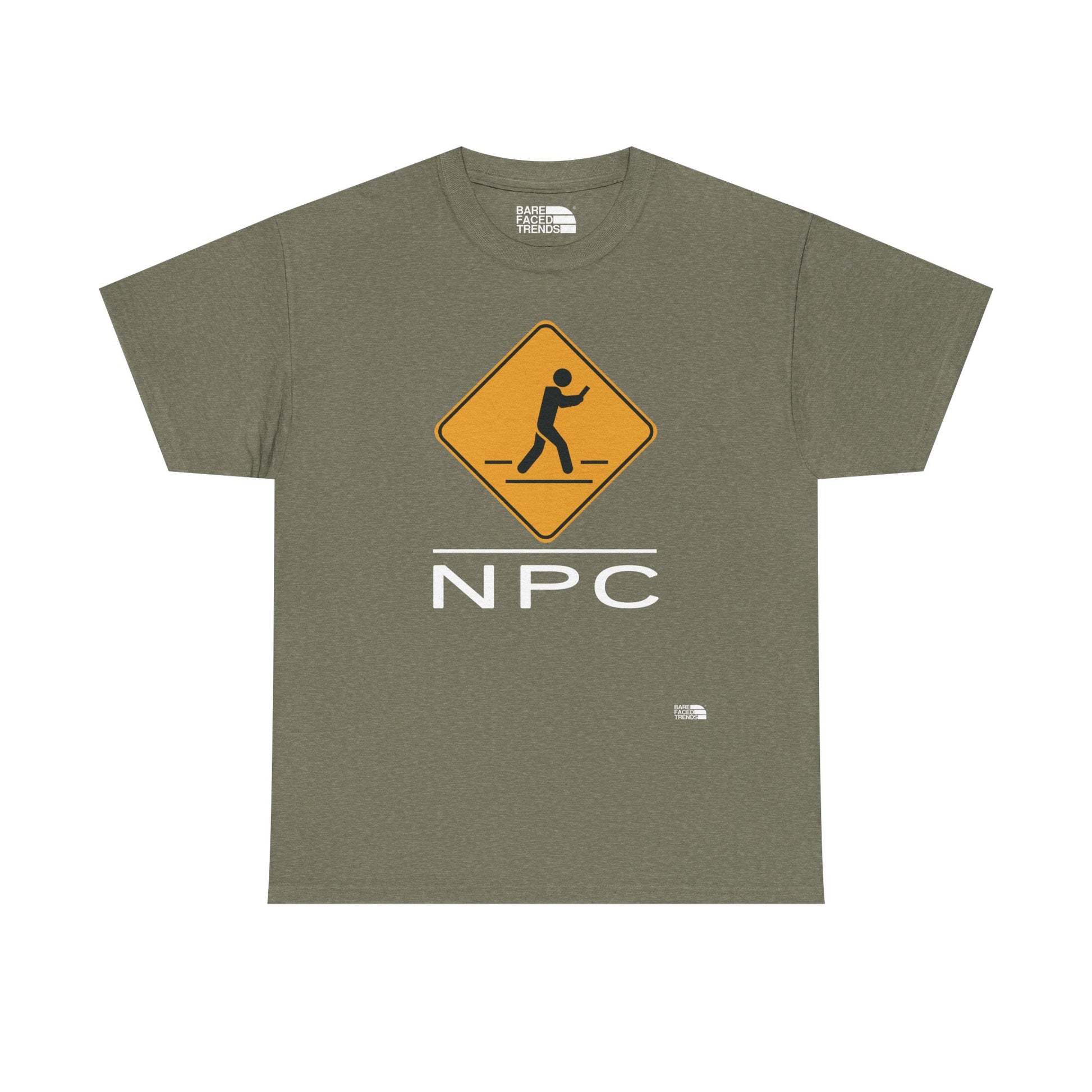 NPC Warning Sign Downunder - Unisex Tee - T-Shirt