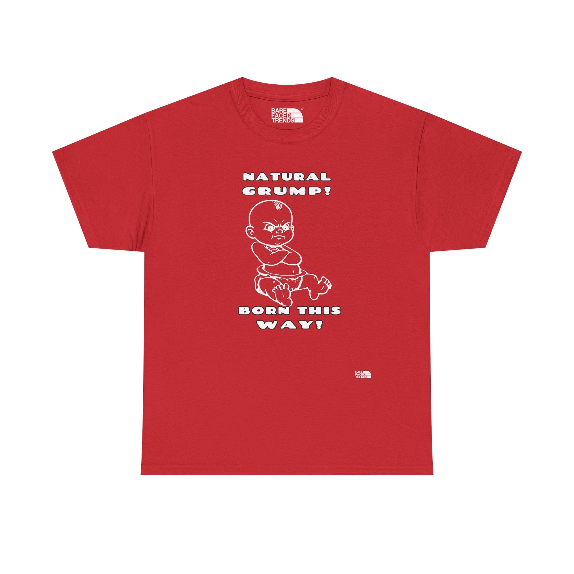 Naturally Grumpy Unisex Cotton Tee, Funny Graphic T-Shirt, Casual Wear, Gift for Him or Her, Street Style Apparel