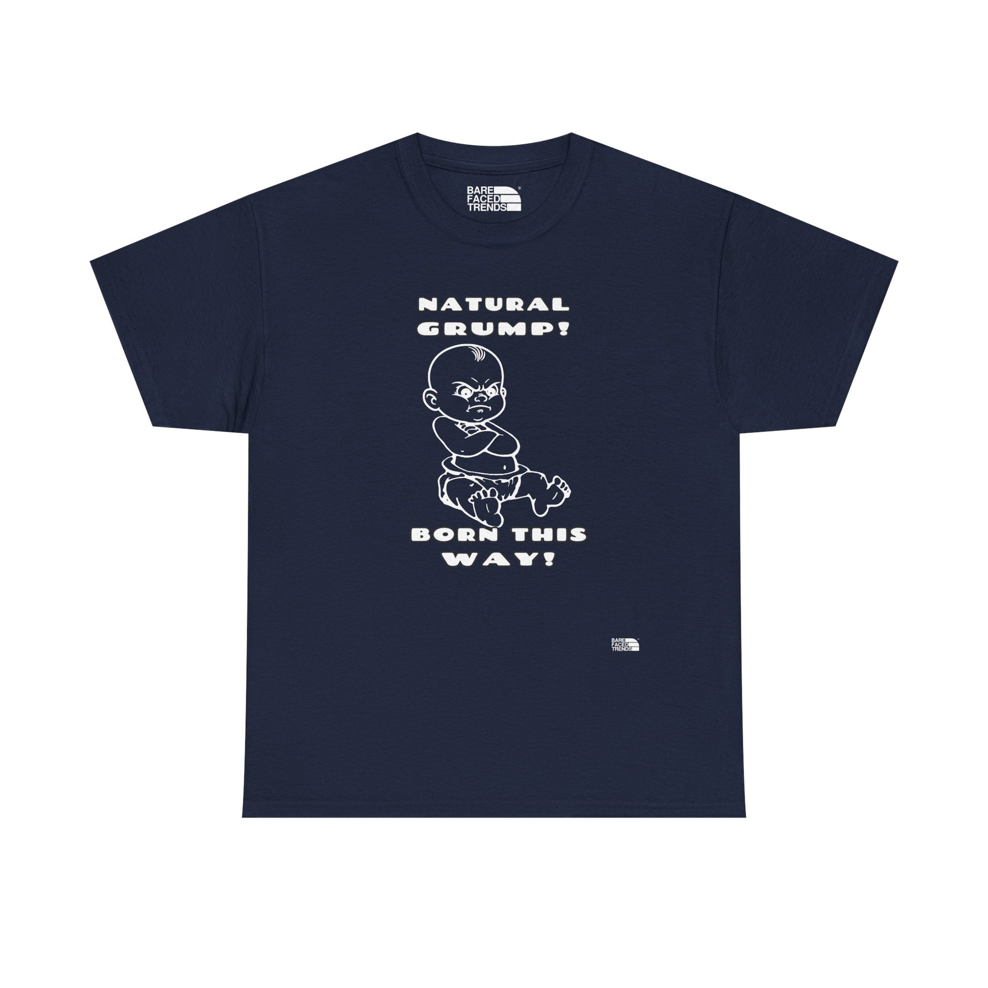 Naturally Grumpy Unisex Cotton Tee, Funny Graphic T-Shirt, Casual Wear, Gift for Him or Her, Street Style Apparel