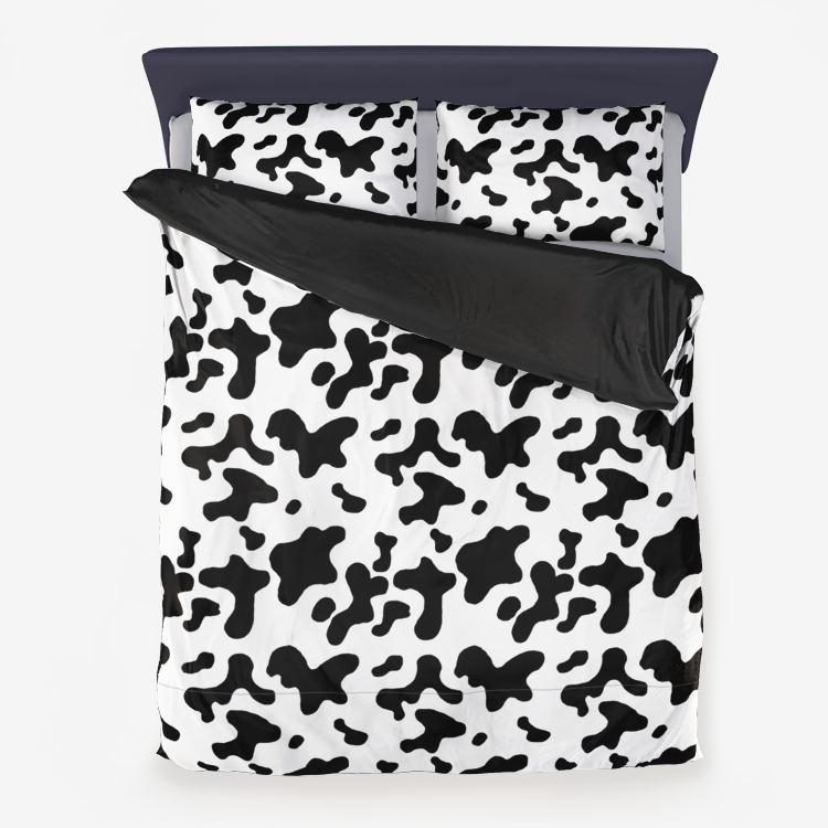 Cow Pattern Microfiber Duvet Cover