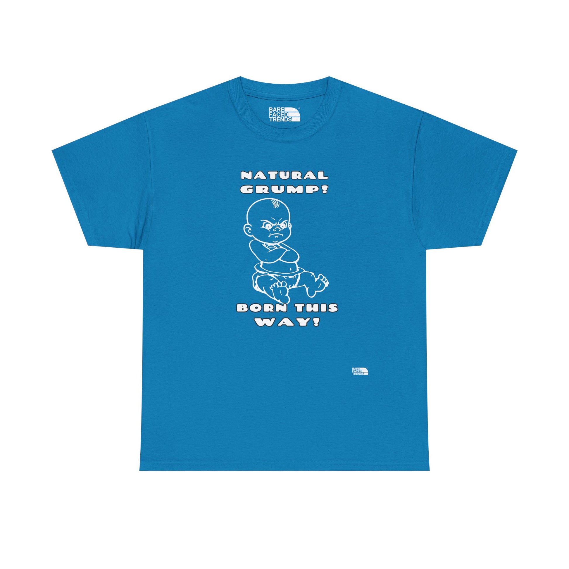 Naturally Grumpy Unisex Cotton Tee, Funny Graphic T-Shirt, Casual Wear, Gift for Him or Her, Street Style Apparel