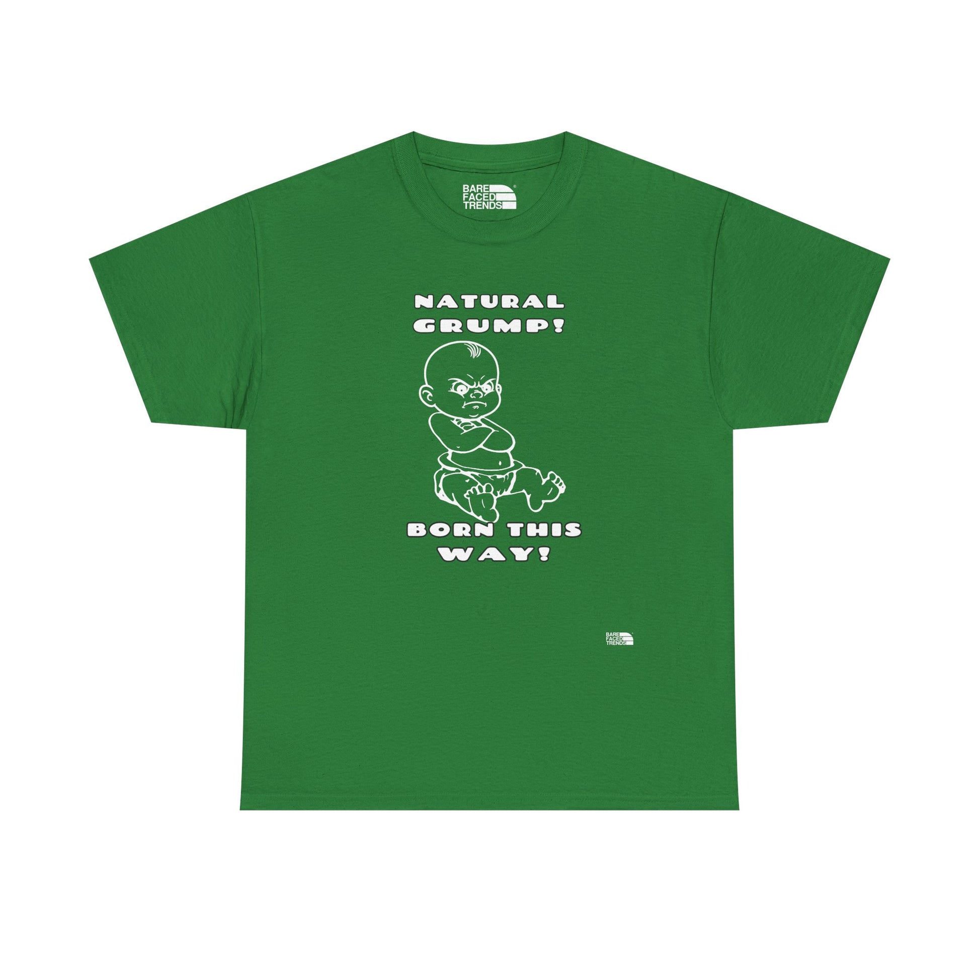 Naturally Grumpy Unisex Cotton Tee, Funny Graphic T-Shirt, Casual Wear, Gift for Him or Her, Street Style Apparel