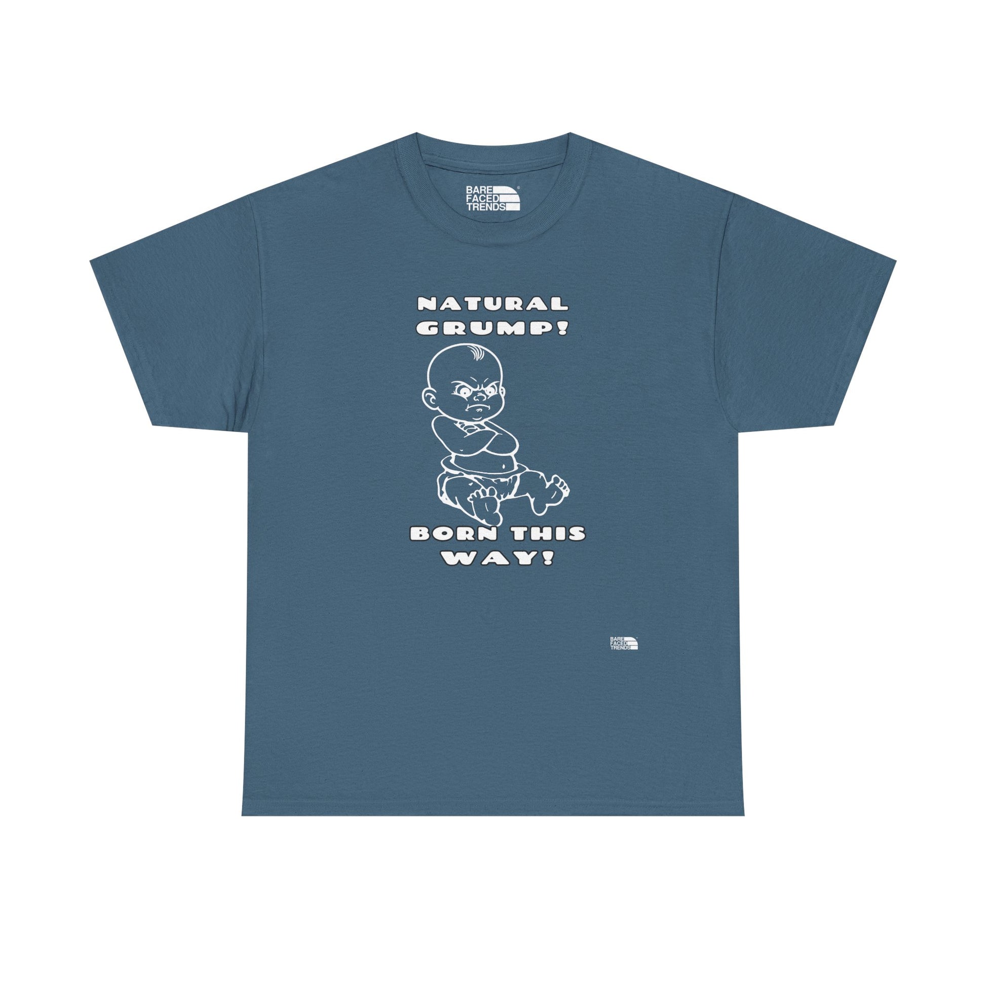 Naturally Grumpy Unisex Cotton Tee, Funny Graphic T-Shirt, Casual Wear, Gift for Him or Her, Street Style Apparel