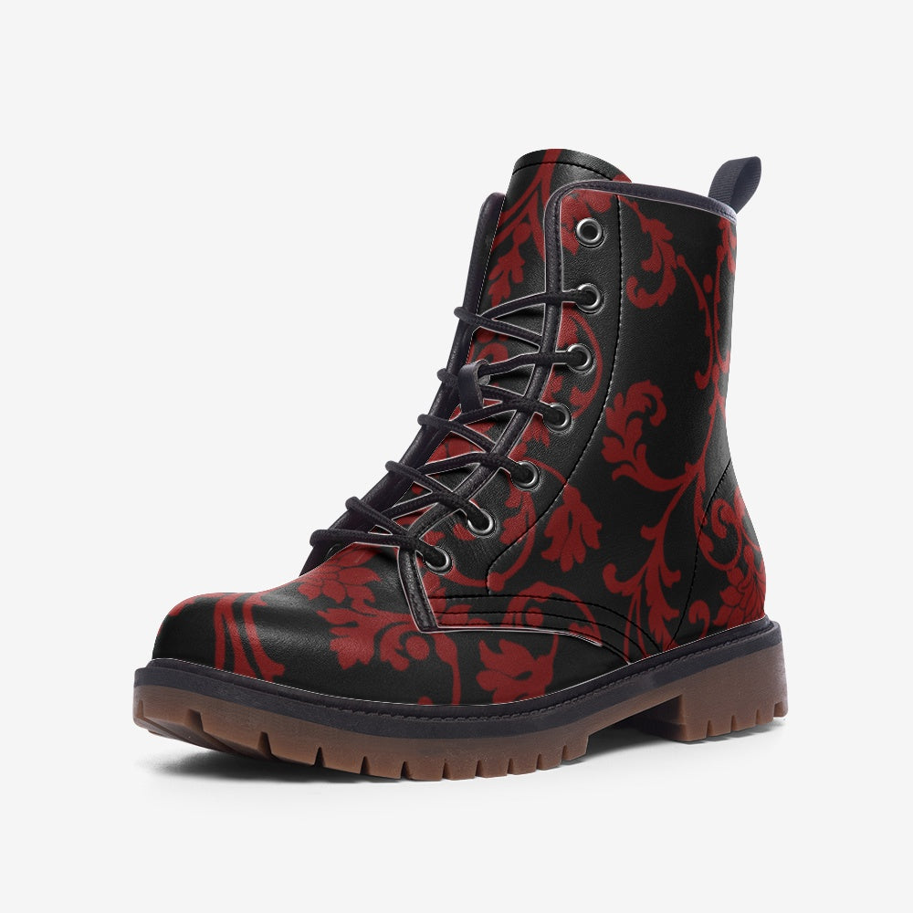 Victorian design Casual Faux Leather Lightweight boots MT
