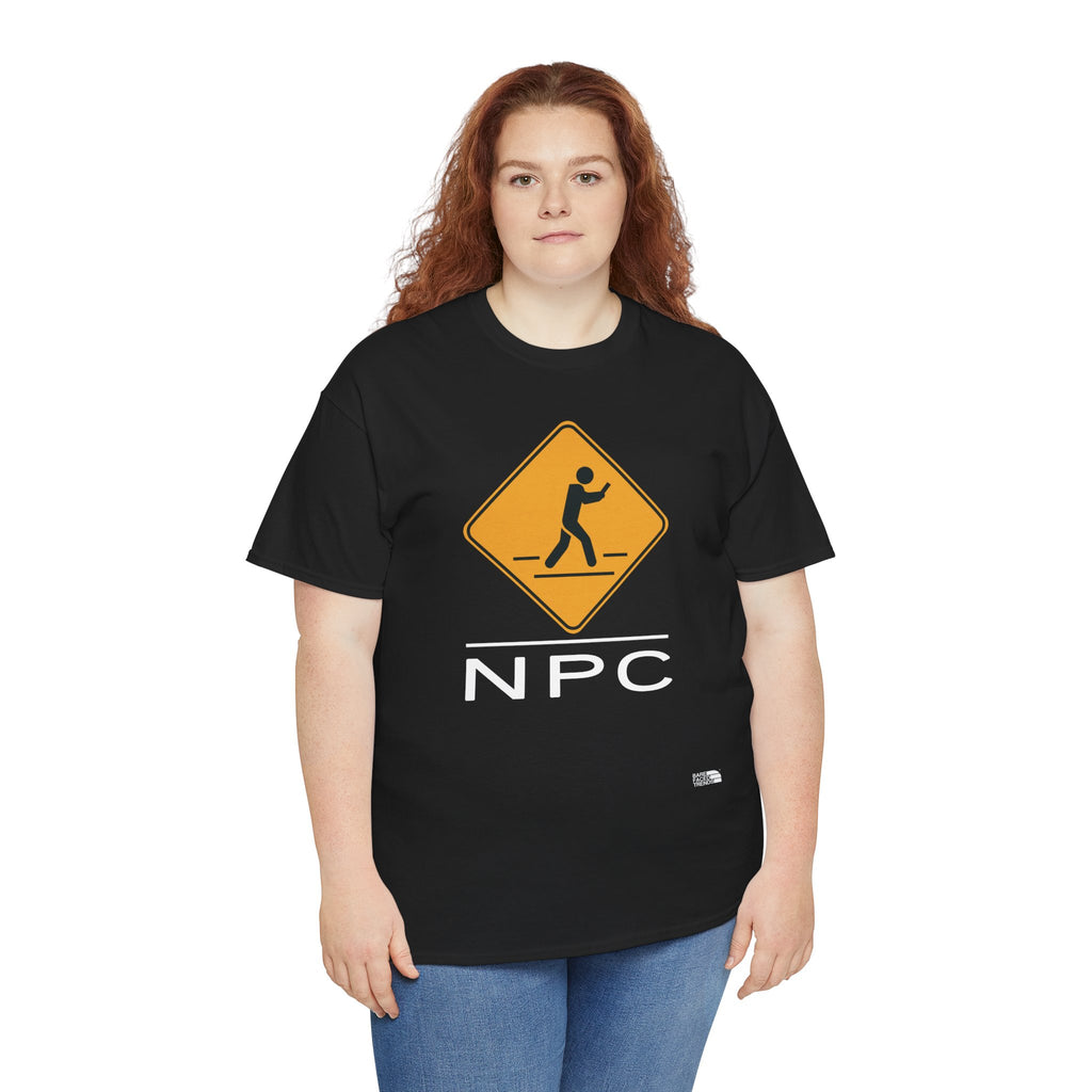 NPC Warning Sign Downunder - Unisex Tee - T-Shirt