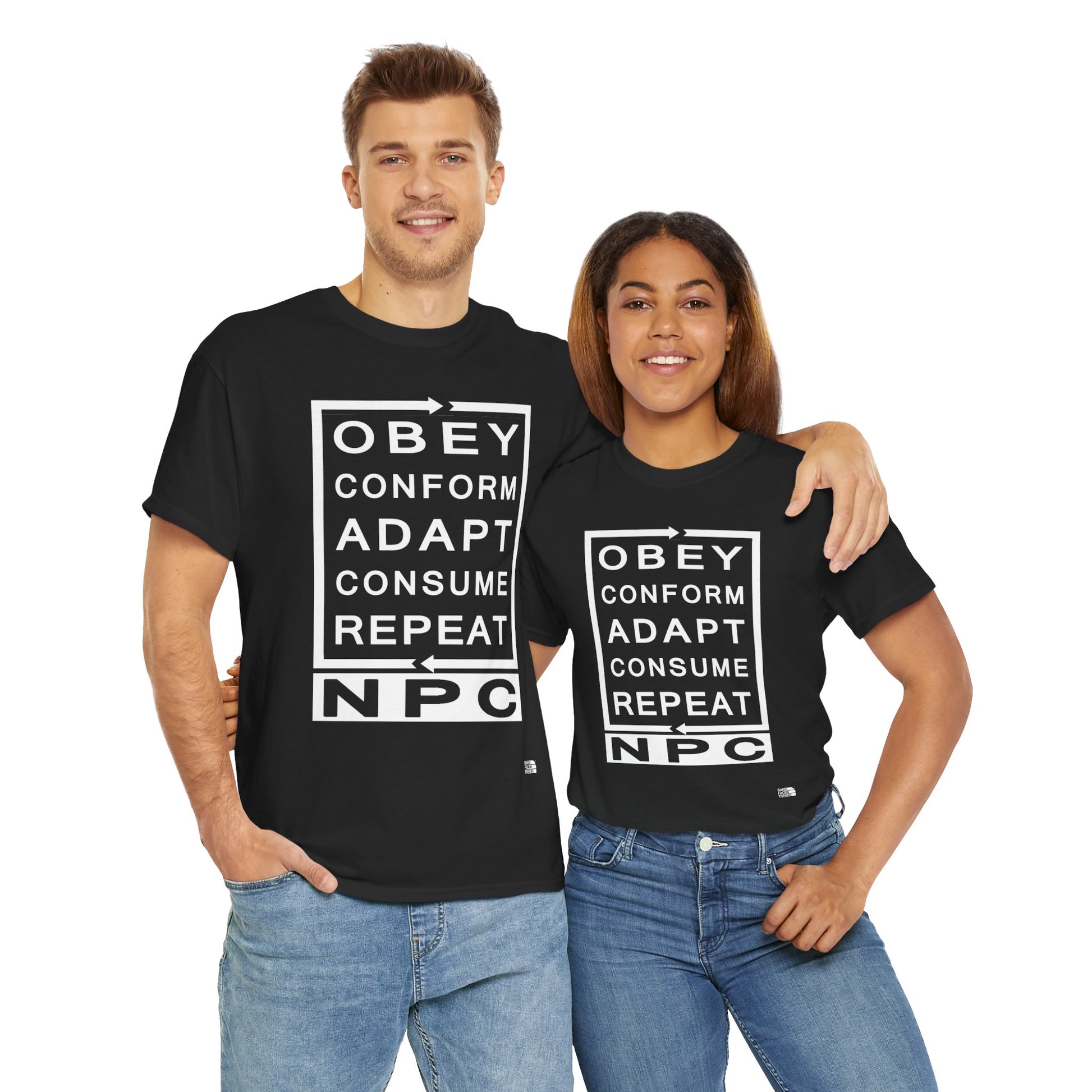 Graphic Tee Obey Conform Adapt Consume Repeat Unisex Shirt