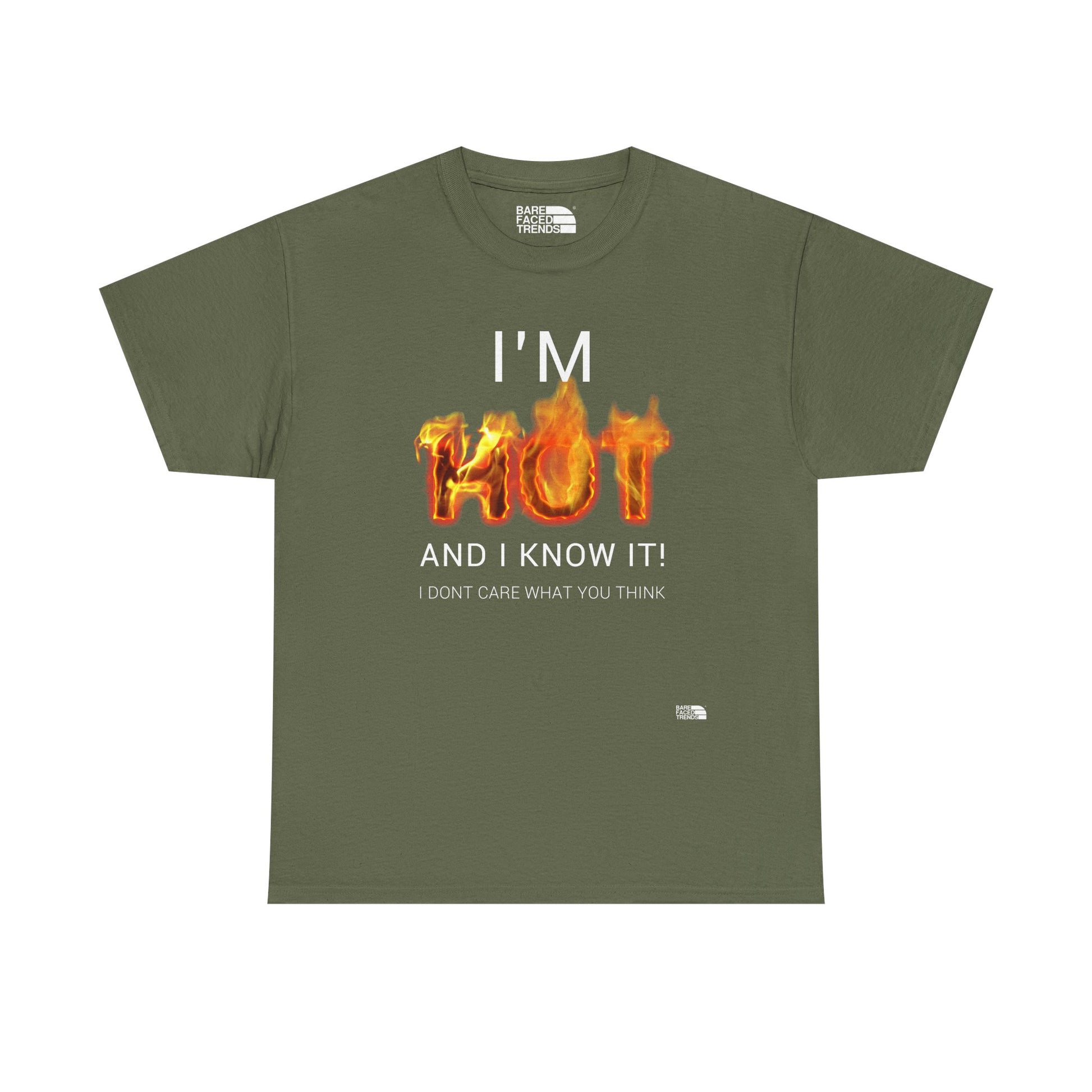 T-Shirt - "I'm Hot and I know it", Casual Wear, Perfect for Parties, Funny Tee, Gift for Friends, Summer Outfit