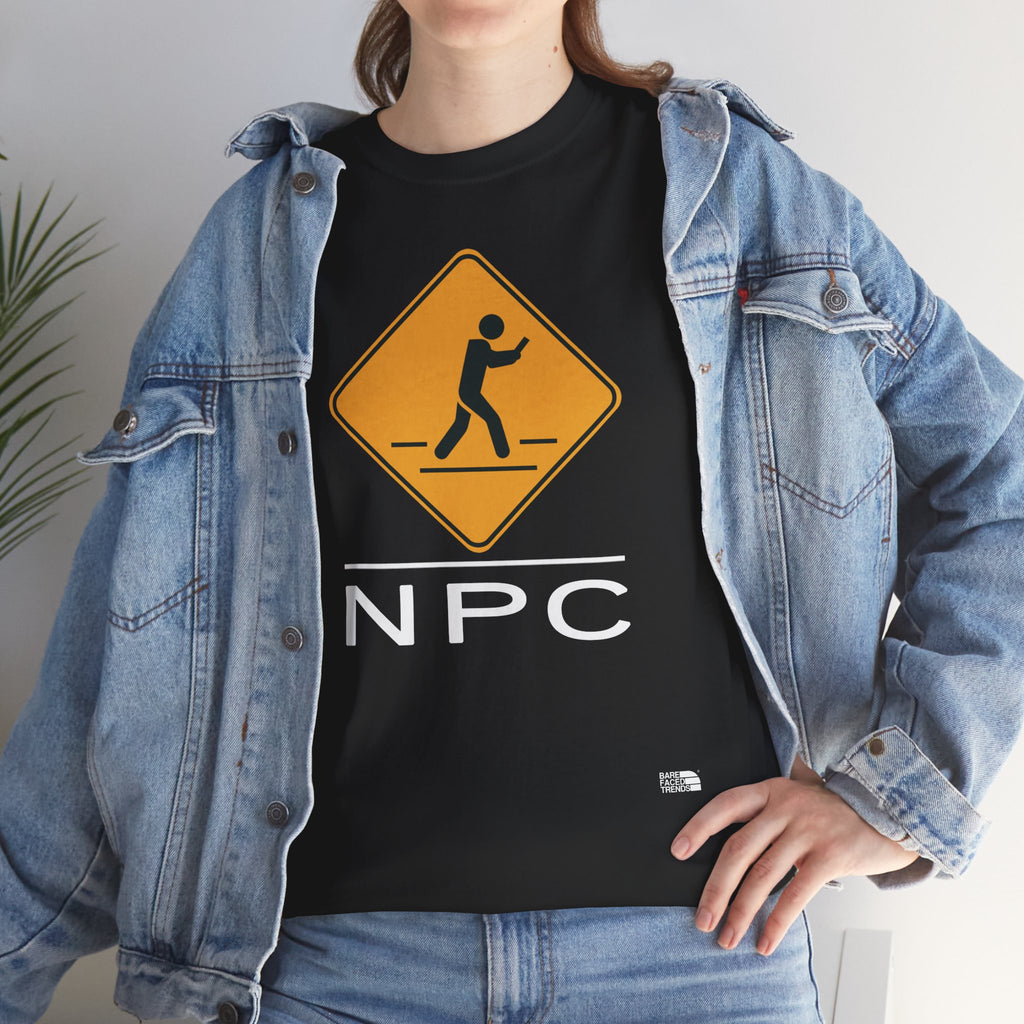 NPC Warning Sign Downunder - Unisex Tee - T-Shirt
