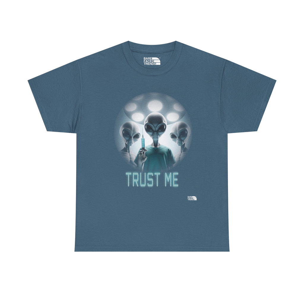Alien T-Shirt "Trust Me!", Funny Graphic Tee, Unisex Cotton Shirt, Casual Wear, Sci-Fi Gift, UFO Lover Apparel