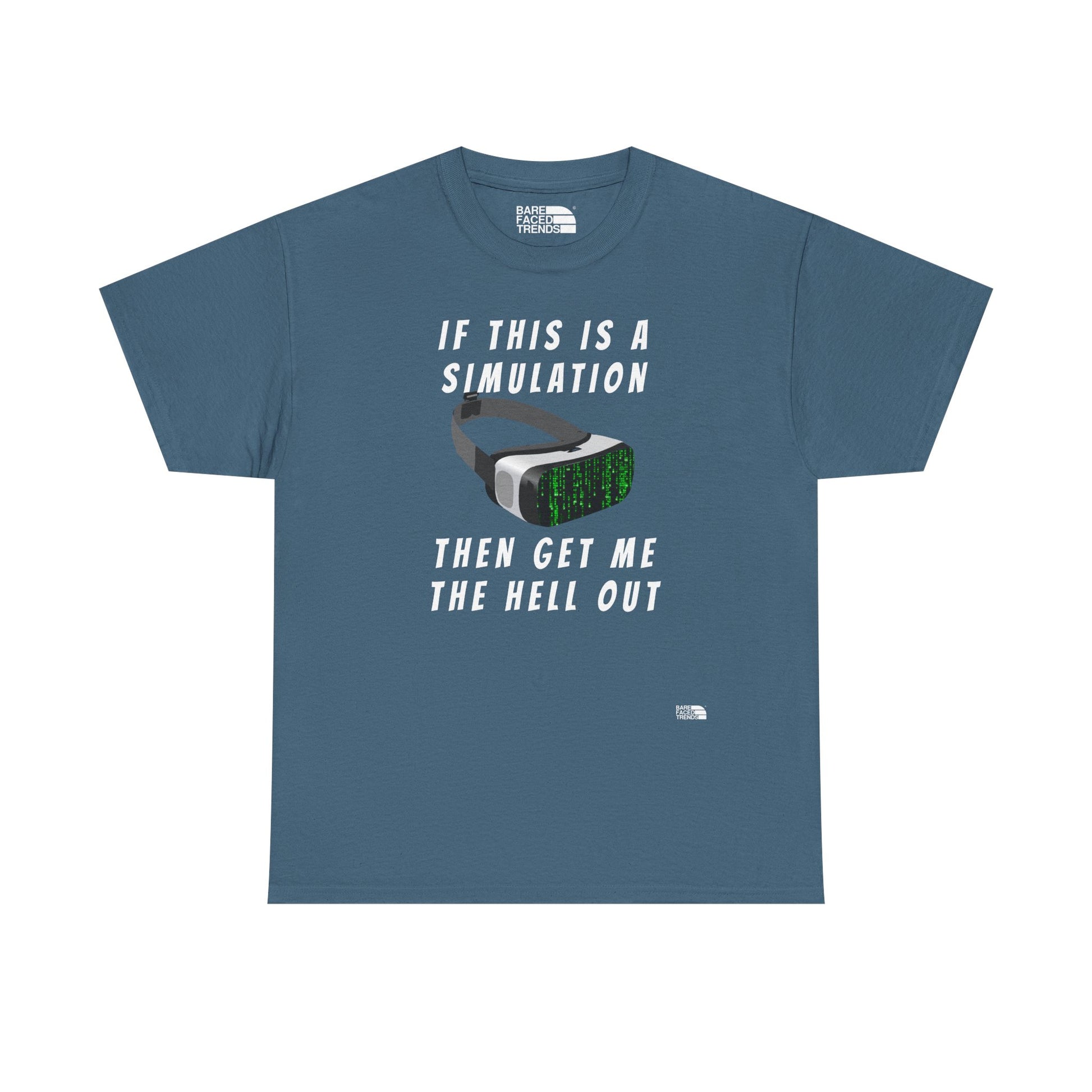 Simulation Escape T-Shirt - Unisex Cotton Tee, Statement Graphic T-Shirt, Casual Wear, Gift for Him or Her, Street Style Apparel