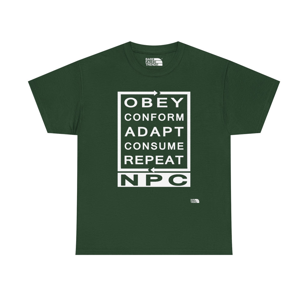 Graphic Tee Obey Conform Adapt Consume Repeat Unisex Shirt