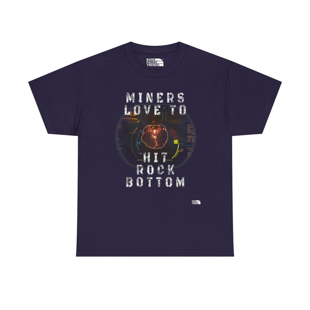 Space Miner T-Shirt - Unisex Heavy Cotton Tee for Star Citizen PC Game Players