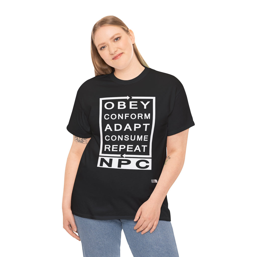 Graphic Tee Obey Conform Adapt Consume Repeat Unisex Shirt
