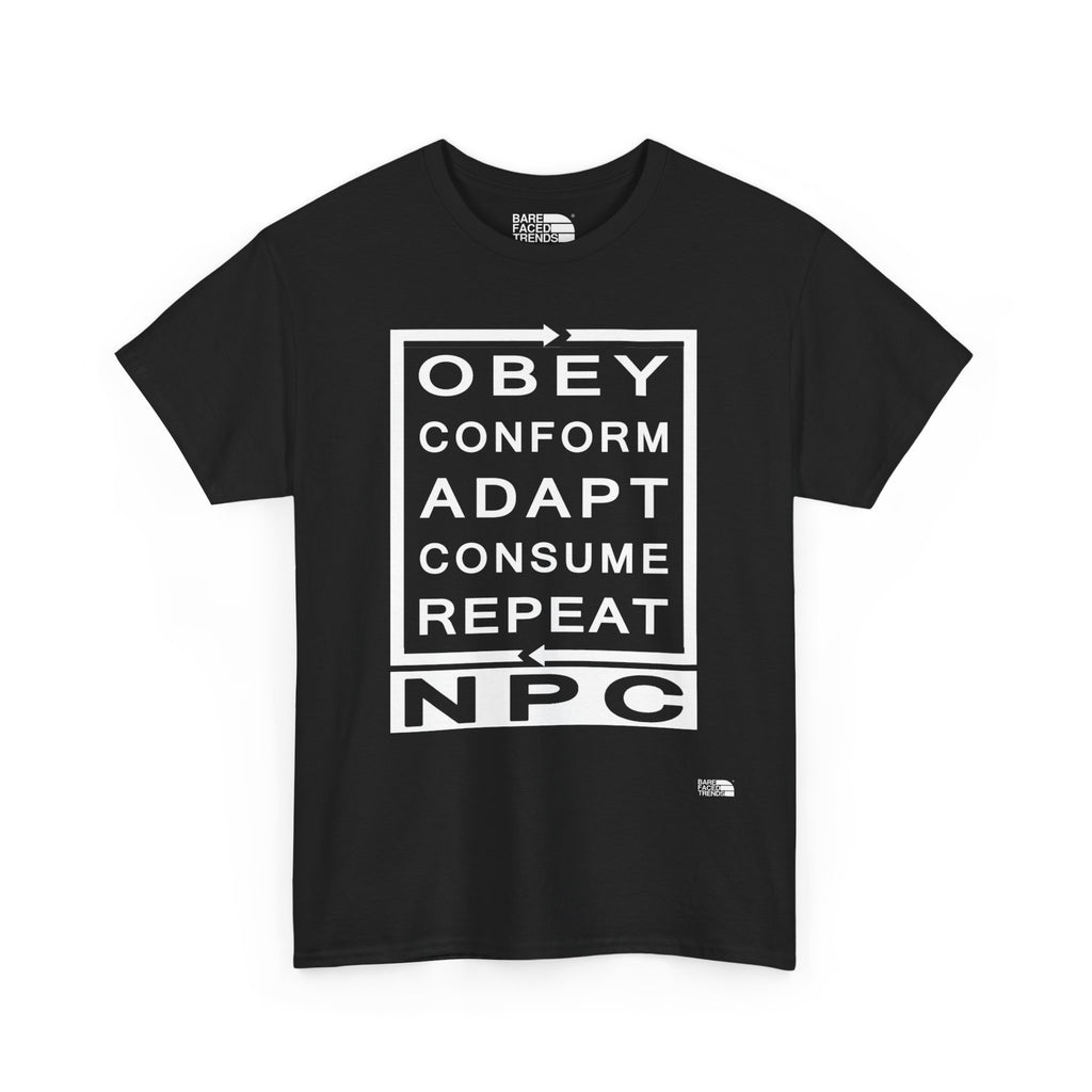 Graphic Tee Obey Conform Adapt Consume Repeat Unisex Shirt