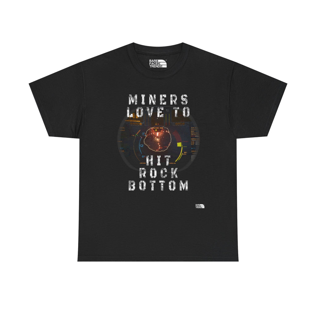 Space Miner T-Shirt - Unisex Heavy Cotton Tee for Star Citizen PC Game Players