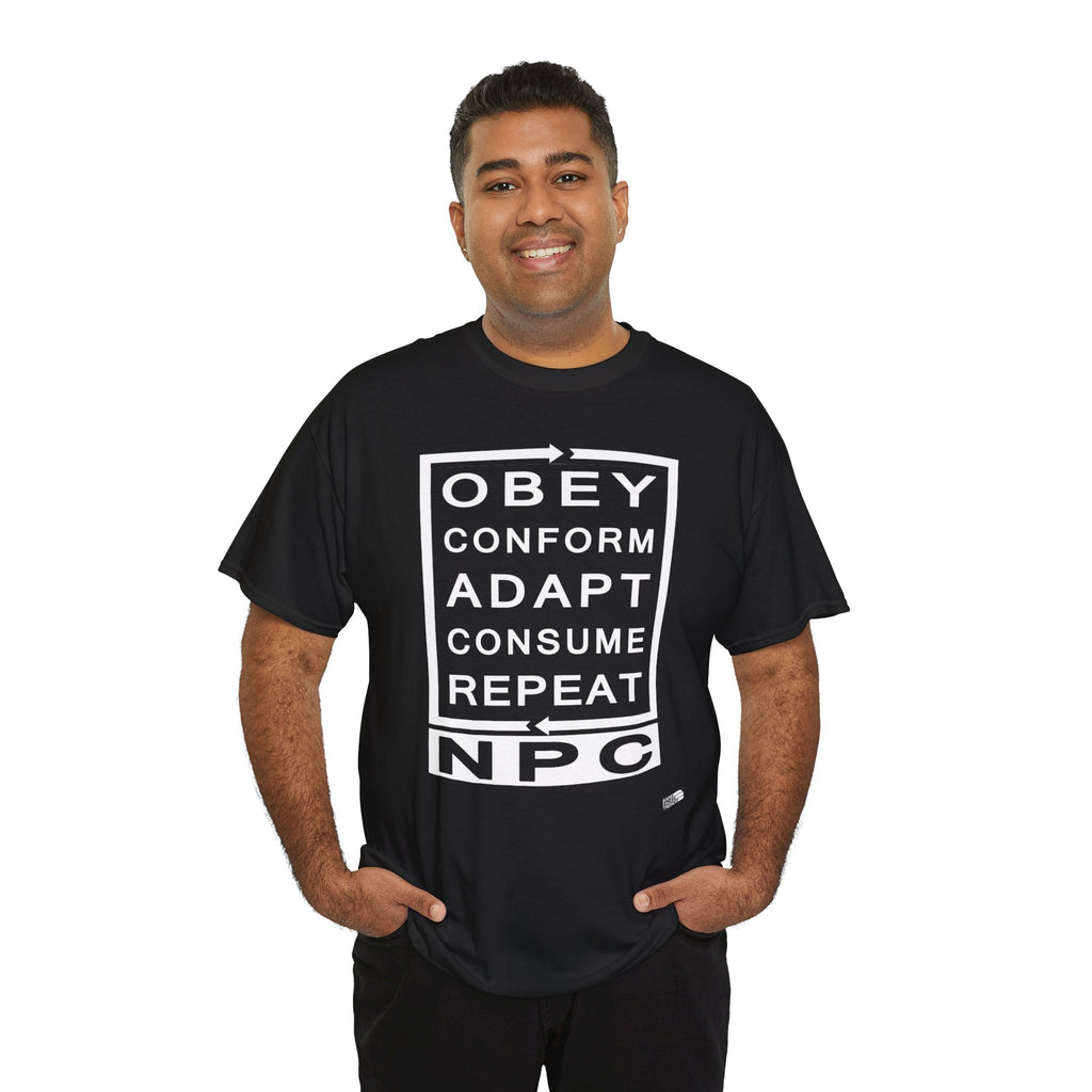 Graphic Tee Obey Conform Adapt Consume Repeat Unisex Shirt