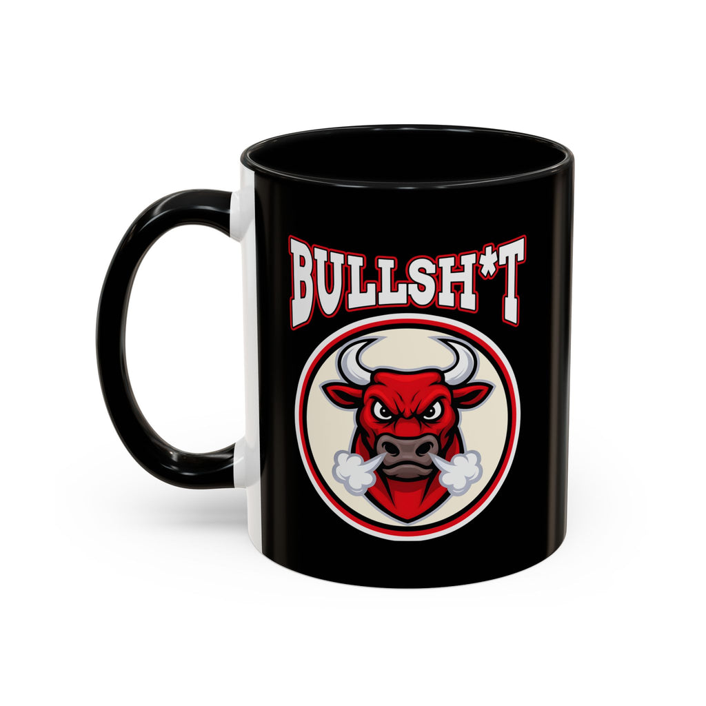 Funny Accent Coffee Mug, Humorous Gift for Cow Lovers, Bull Design Mug, Unique Coffee Cup for Birthdays, Trendy Animal Decor