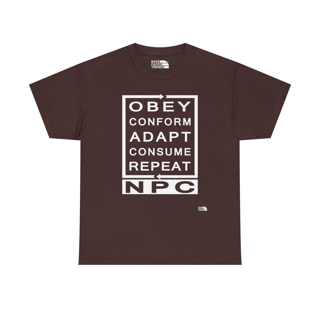 Graphic Tee Obey Conform Adapt Consume Repeat Unisex Shirt