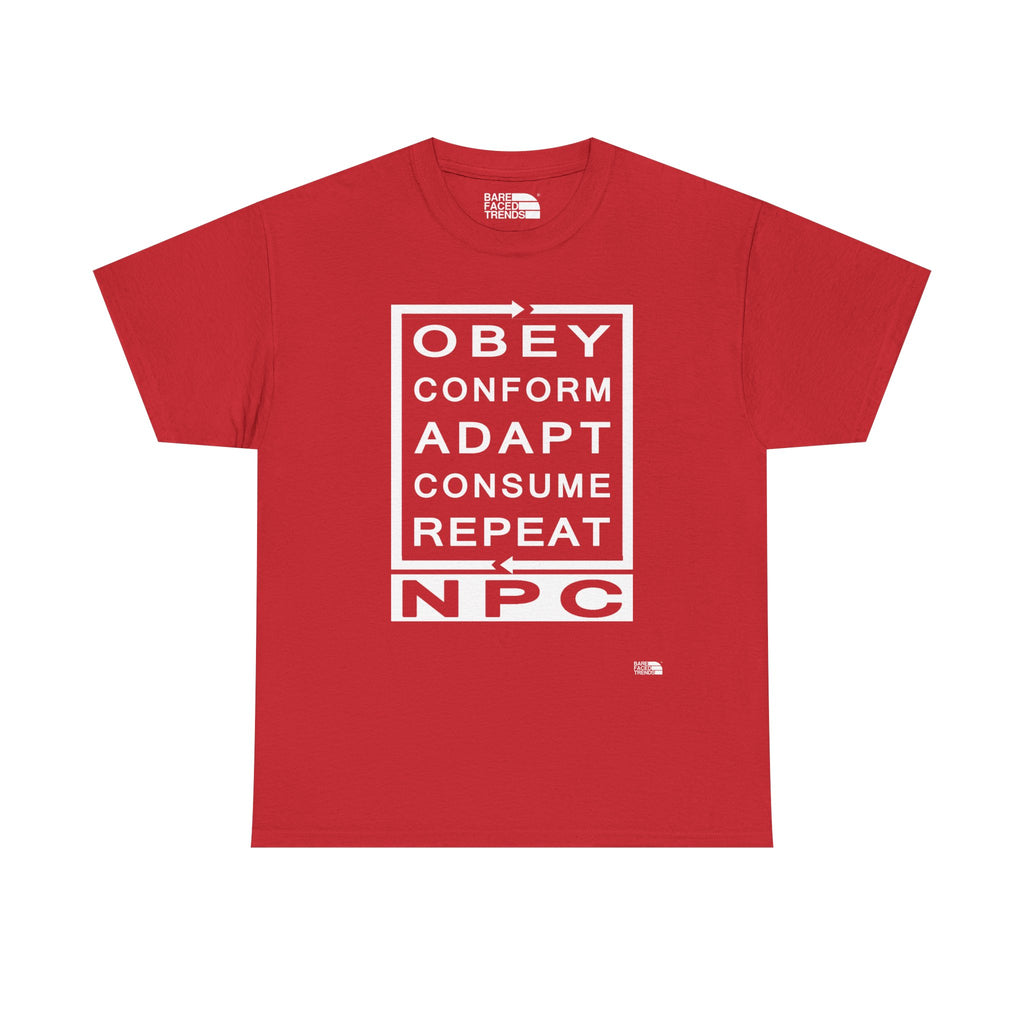 Graphic Tee Obey Conform Adapt Consume Repeat Unisex Shirt