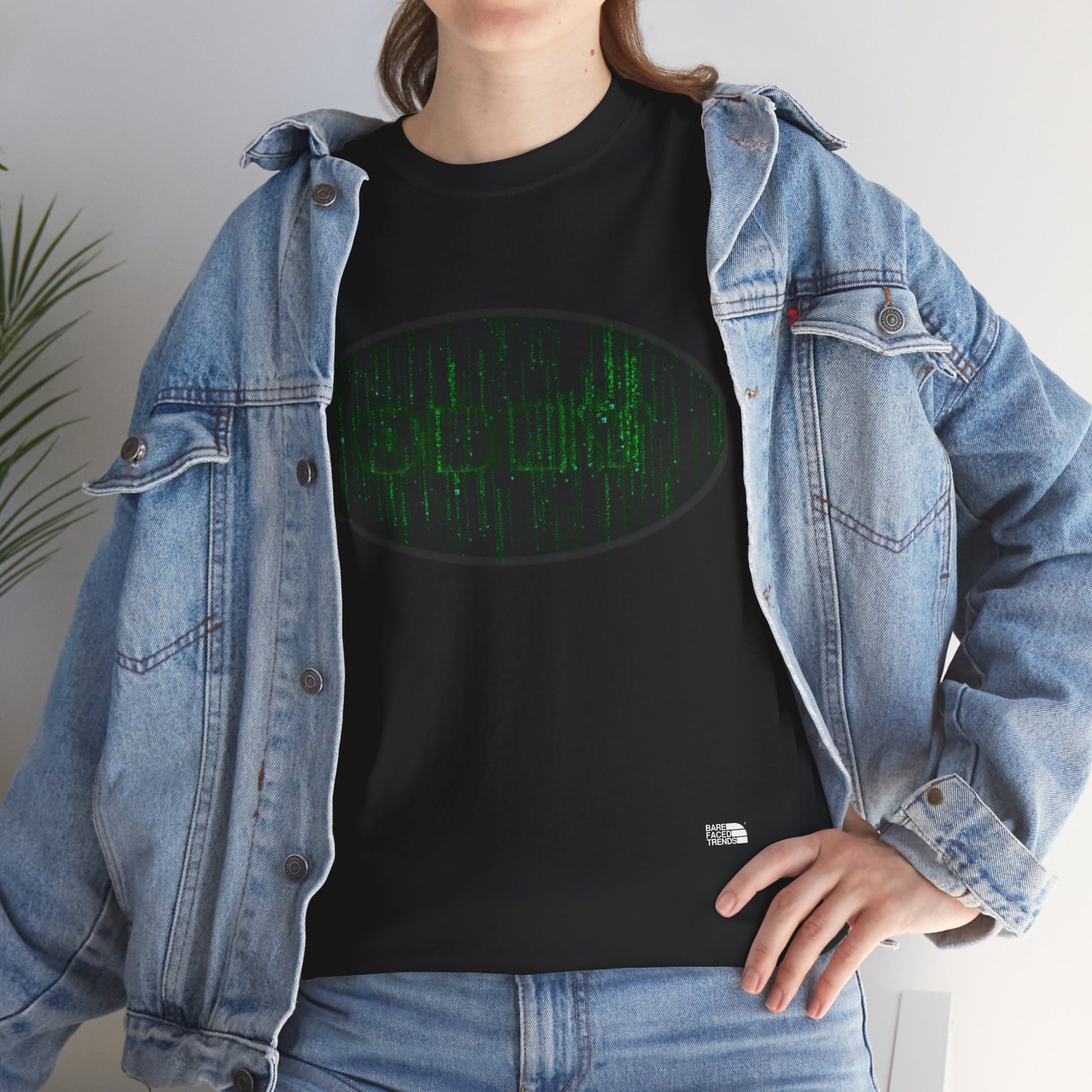 T-Shirt "OBEY" Matrix Code Rain Style