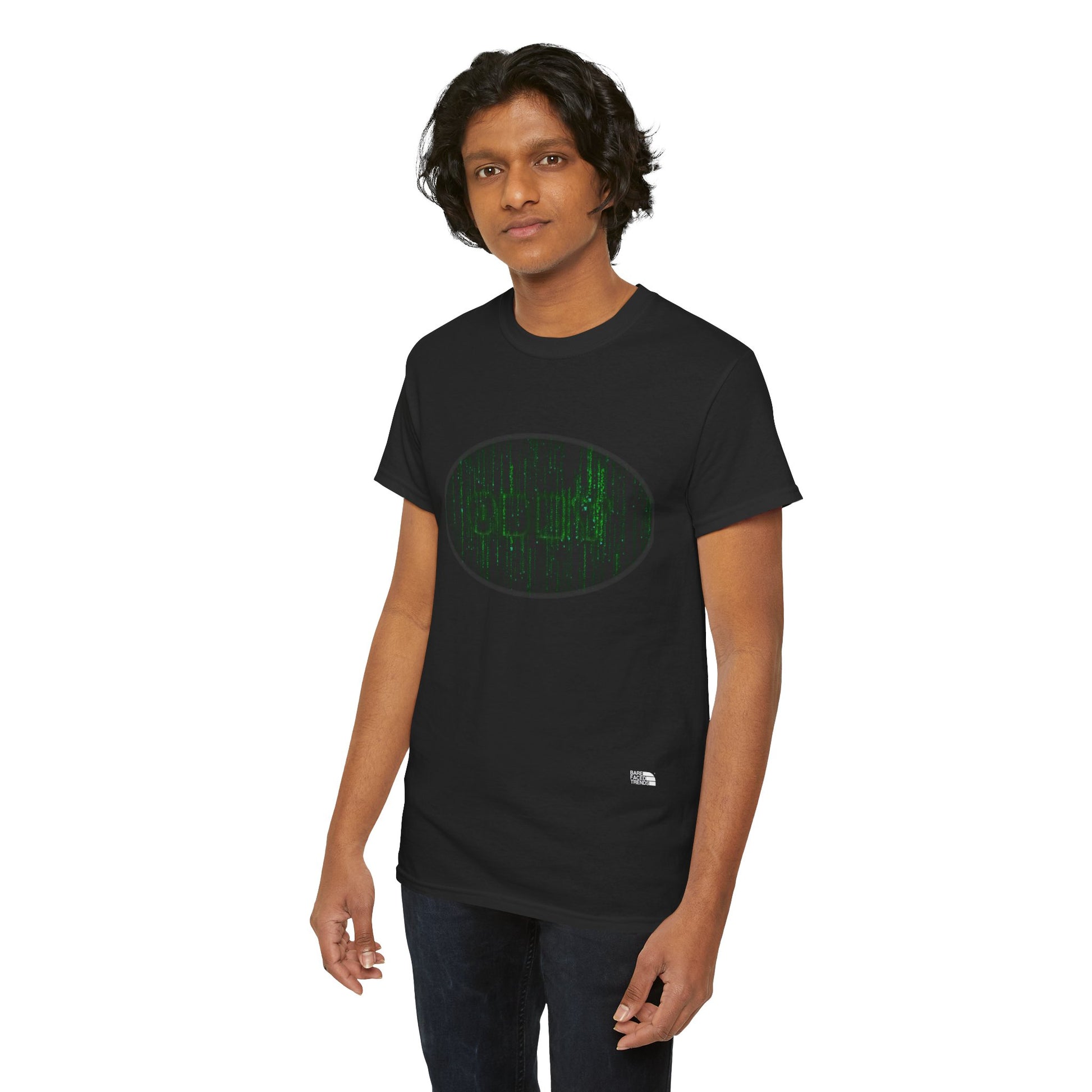 T-Shirt "OBEY" Matrix Code Rain Style