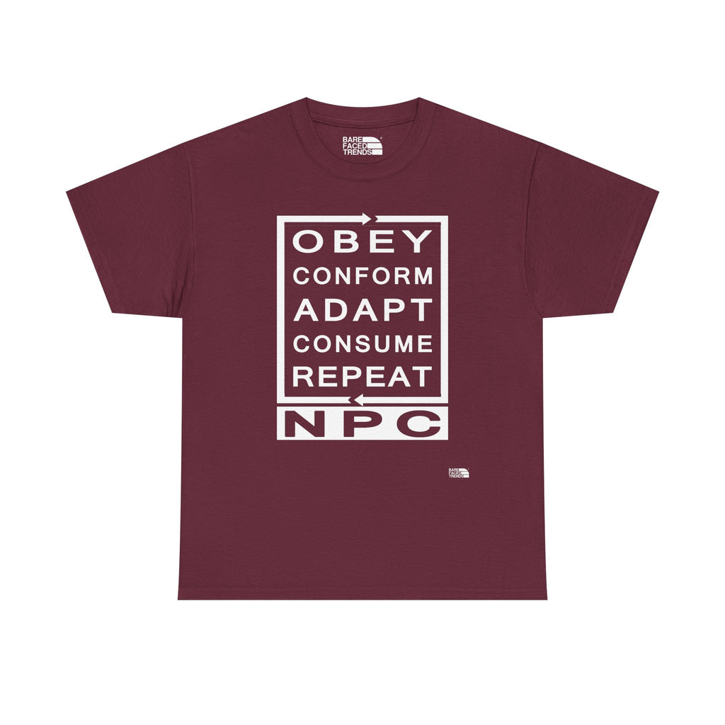 Graphic Tee Obey Conform Adapt Consume Repeat Unisex Shirt
