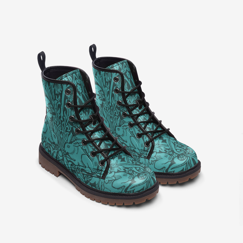 Vintage Pattern Design Casual Leather Lightweight boots MT