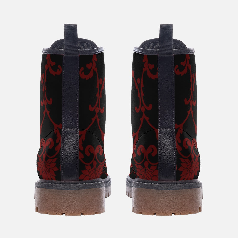 Victorian design Casual Faux Leather Lightweight boots MT